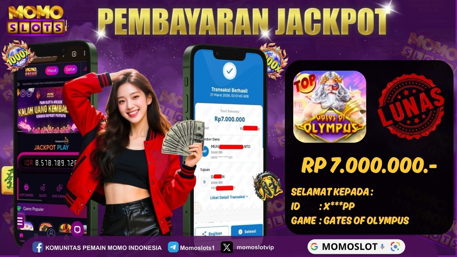 MOMOSLOTS JACKPOT SLOT GATES OF OLYMPUS